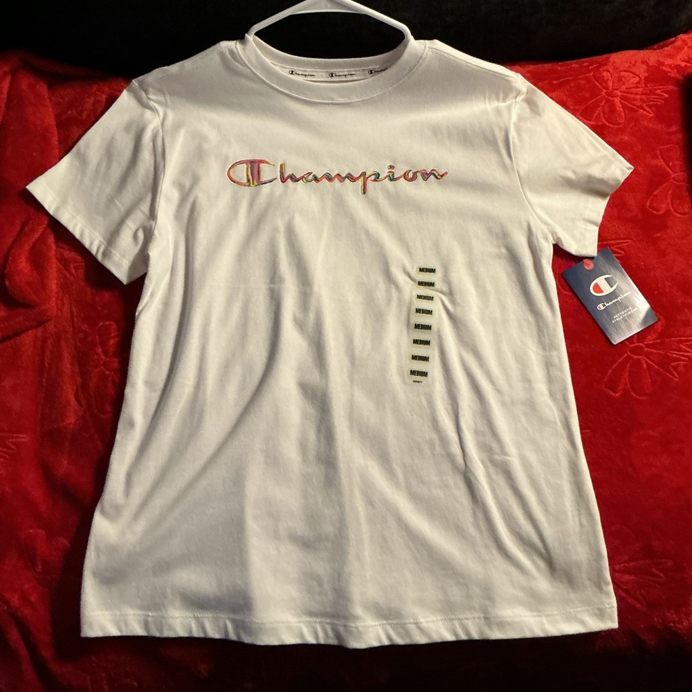 Champion Classic White Tee